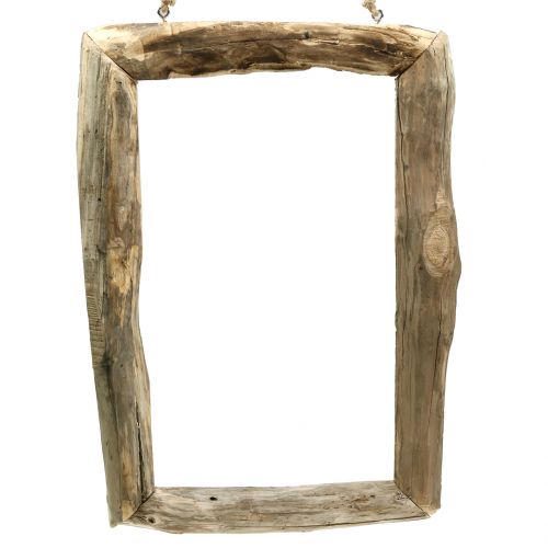 Floristik24 Houten frame naturel om op te hangen 59cm x 42cm