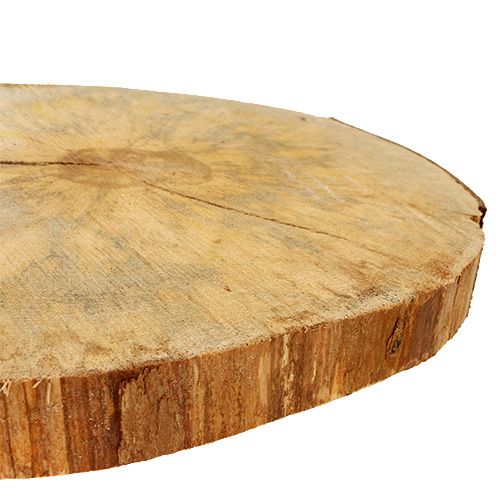 Floristik24 Houten schijf naturel 25cm - 30cm