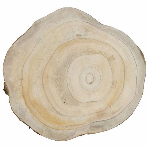 Floristik24 Houten schijf natuur Ø25-32cm