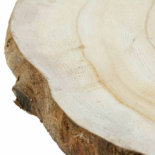 Floristik24 Houten schijf natuur Ø25-32cm