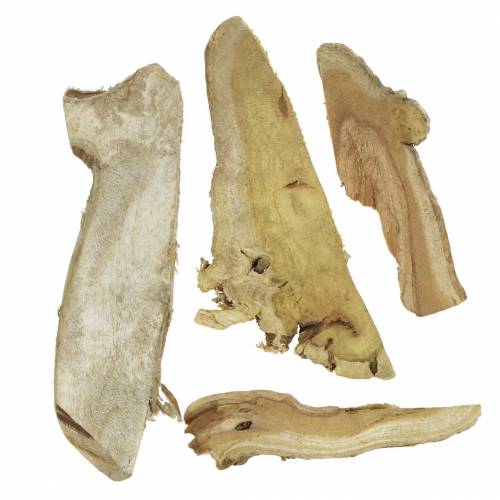 Floristik24 Deco houten schijven natuur 1kg