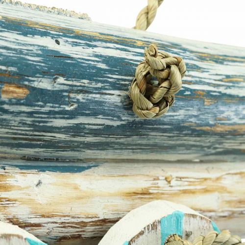 Floristik24 Houten bord “Beach House” maritieme hangdecoratie 46×5×27cm