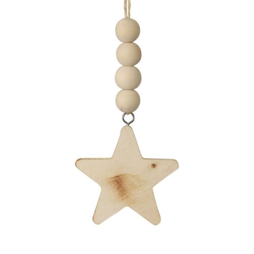 Artikel Houten sterdecoratie decoratieve hanger houten sterdecoratie gebrand 8×8×1cm