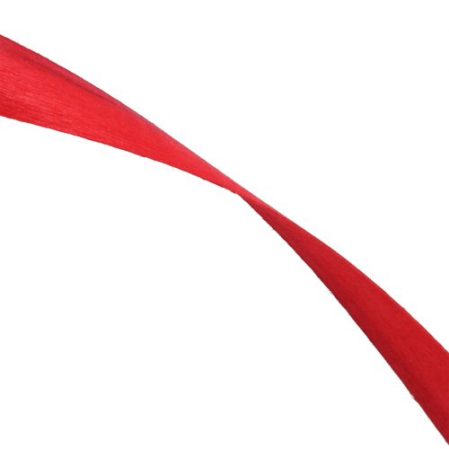 Floristik24 Houten strips gevlochten lint rood 95cm - 100cm 50p