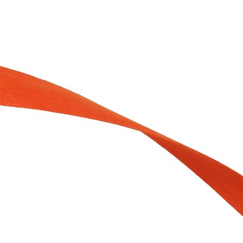 Floristik24 Houten strips voor vlechten oranje 95cm - 100cm 50 st