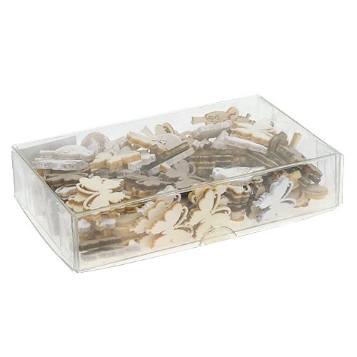 Floristik24 Houtafval decoratie soort. 2cm natuurlijk 144st