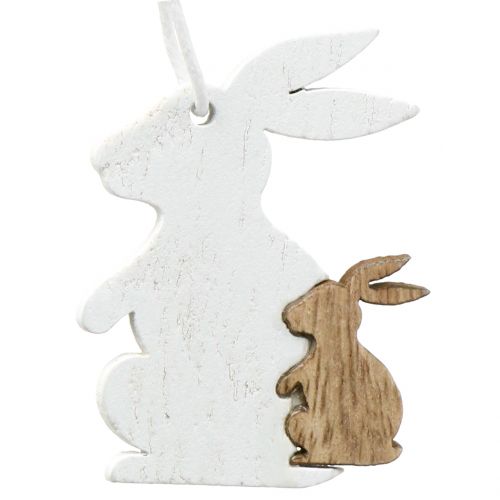 Floristik24 Decoratiehanger lente wit / natuur 12st