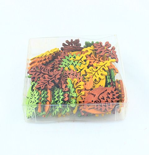 Floristik24 Herfstbladeren en egels b.v. Strooi 4,5cm 72 st