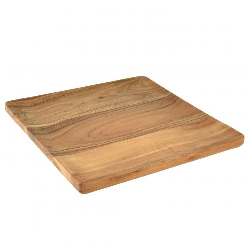 Houten dienblad dienblad hout mangohout naturel 24,5cm