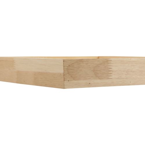 Floristik24 Houten dienblad sierdienblad hout vierkant naturel 25×25×3,5cm