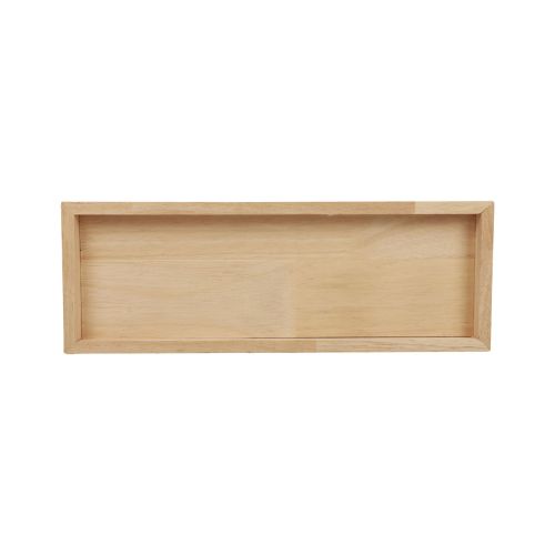 Artikel Houten dienblad sierdienblad hout rechthoekig naturel 40×14×2,5cm