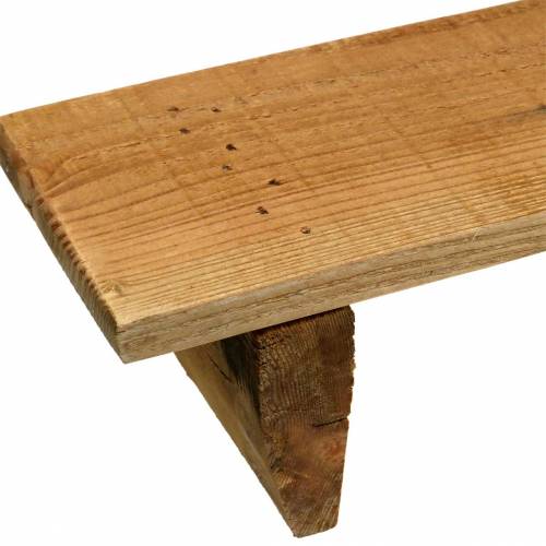Floristik24 Houten dienblad met pootjes naturel 58cm H10cm