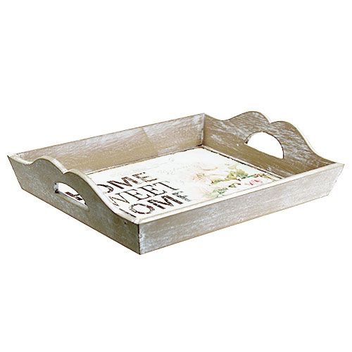 Floristik24 Houten dienblad met tekst Home Sweet Home