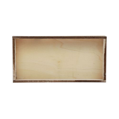Artikel Houten dienblad gevlamd decoratief dienblad tafeldecoratie rustiek 24×12×3cm