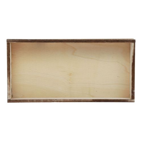 Artikel Houten dienblad gevlamd decoratief dienblad tafeldecoratie rustiek 30×15×3cm