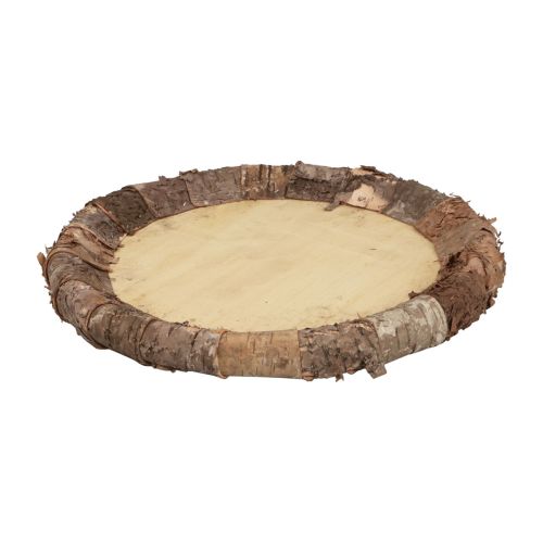 Artikel Houten bord sierblad hout rustieke decoratie naturel Ø27cm