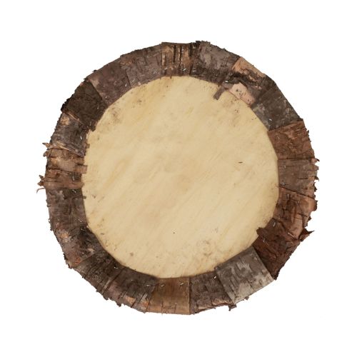 Artikel Houten bord sierblad hout rustieke decoratie naturel Ø27cm