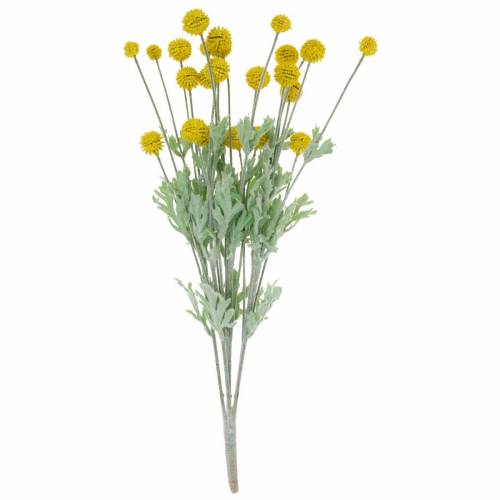 Floristik24 Drumstick Gele Kunstmatige Craspedia Zijden Bloemen