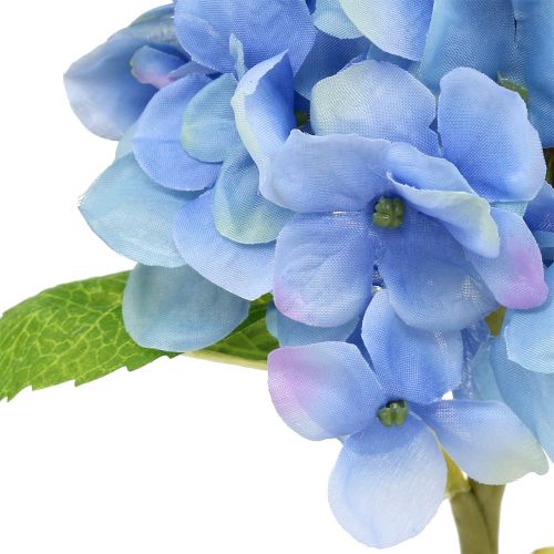 Floristik24 Hortensia blauwe kunstbloem 36cm