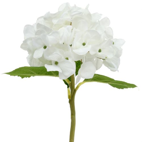 Floristik24 Decoratieve hortensia wit 36cm