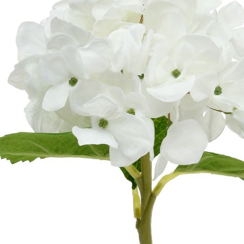 Floristik24 Decoratieve hortensia wit 36cm