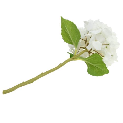 Floristik24 Decoratieve hortensia wit 36cm