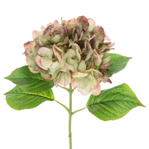 Kunstmatige hortensia met steel, 46 cm kopen | Floristik24.nl