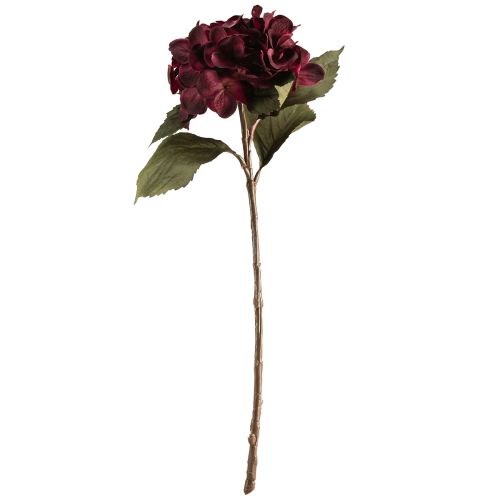 Artikel Hortensia kunstbloemen Bordeaux 52cm
