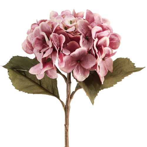 Floristik24 Hortensia kunst realistische zijden bloemen roze 52cm