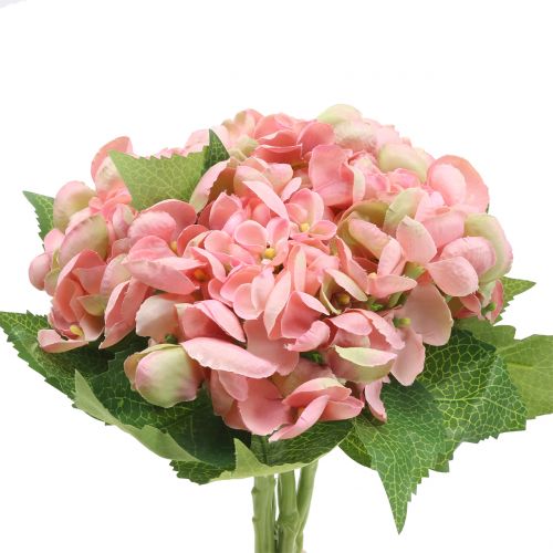 Floristik24 Hortensia roze 33cm 1st