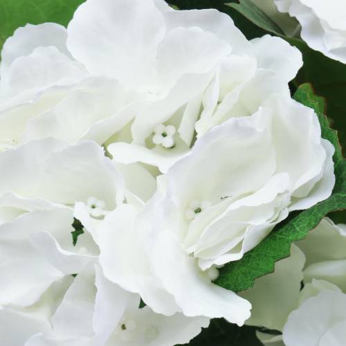 Floristik24 Hortensia in bloempot Kunst Wit 35cm