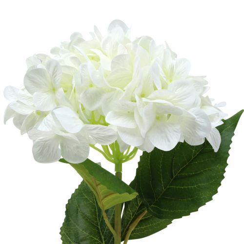 Floristik24 Hortensia groot kunstwit L110cm