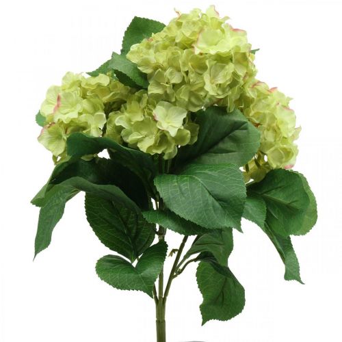 Floristik24 Hortensia kunstgroen kunstbloemboeket 5 bloemen 42cm