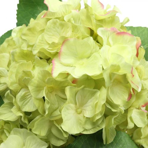 Floristik24 Hortensia kunstgroen kunstbloemboeket 5 bloemen 42cm