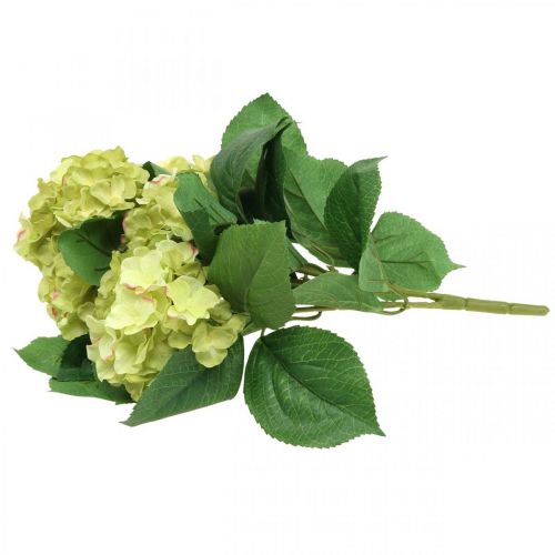 Floristik24 Hortensia kunstgroen kunstbloemboeket 5 bloemen 42cm