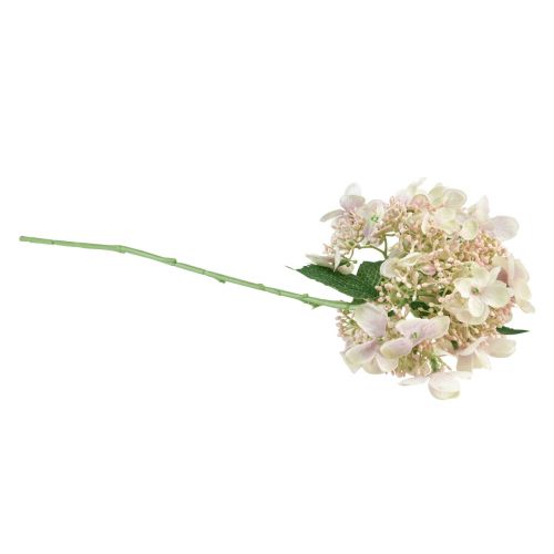 Artikel Hortensia kunstcreme tuinbloem met knoppen 52cm