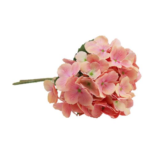 Artikel Hortensia kunstpluimhortensia roze zalm 35cm 3st