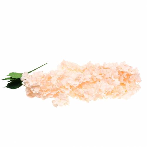 Floristik24 Decoratieve bloemenkrans kunstmatige abrikoos 135cm 5-strengs