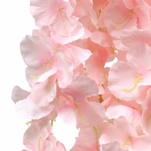 Floristik24 Decoratieve bloemenslinger kunstlicht roze 135cm 5 strengen