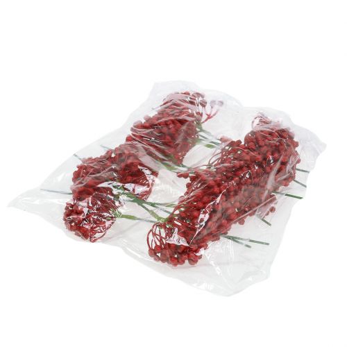 Artikel Hortensia knopsteker 22cm rood 12st