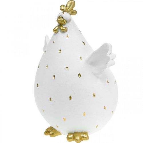 Floristik24 Kippendecoratie voor Pasen, grappige vogel, paaskip, kip H12.5cm