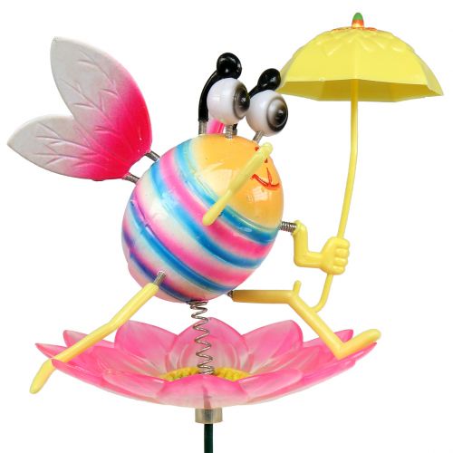 Floristik24 Hommel met paraplu tuinplug 70cm