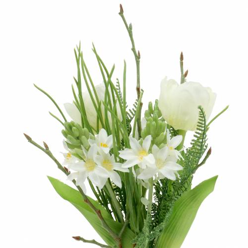 Floristik24 Boeket met hyacinten en tulpen kunst 34cm
