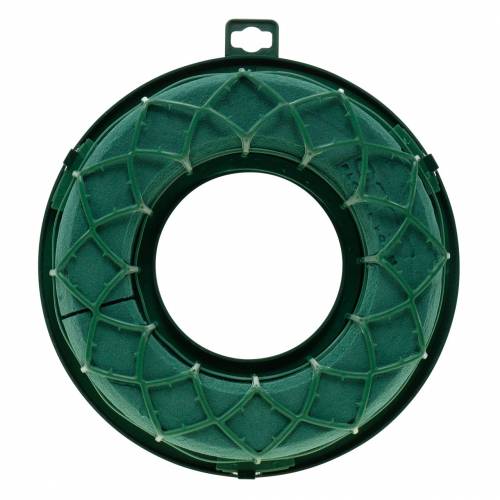 Artikel OASIS® IDEAL Universele Ring Steekschuim Krans Groen H4cm Ø18,5cm 5 stuks