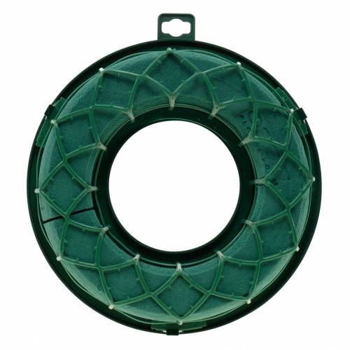 Floristik24 OASIS® IDEAL universele ring steekschuimkrans groen H4cm Ø18,5cm 5st