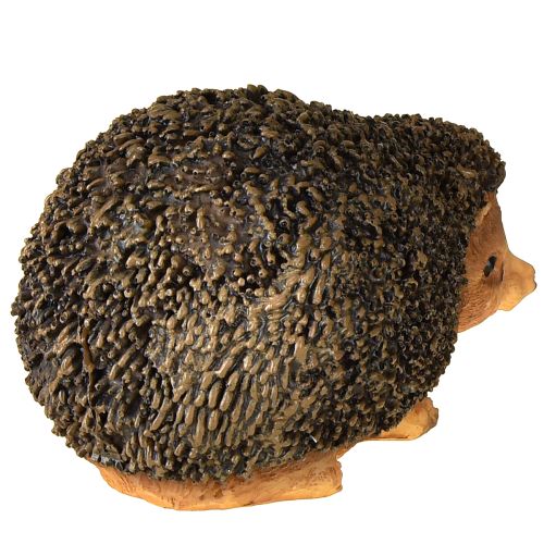 Artikel Egel decoratief figuur herfst handgeschilderd bruin 14×9,5×9cm