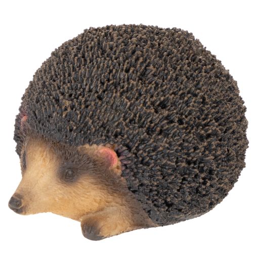 Decoratief egelbeeldje, kleine tafeldecoratie voor de herfst, 8 cm | Floristik24.nl