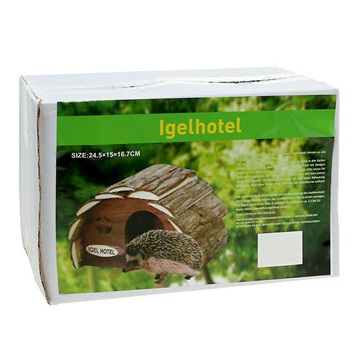Floristik24 Egel Hotel Nature 24.5cm x 15cm x 17cm