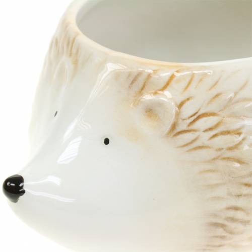 Floristik24 Bloempot egel keramiek crème 14cm x 11cm H9cm 4st
