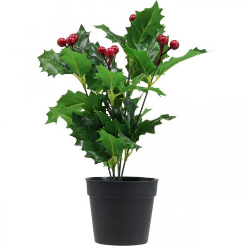 Floristik24 Hulst in pot kunstplant Ilex kunst 26cm